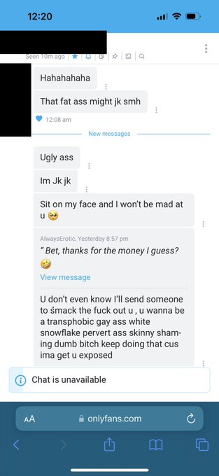 Subbed to my OF just to cause trouble and then block me… https://t.co/Op0s906U6y