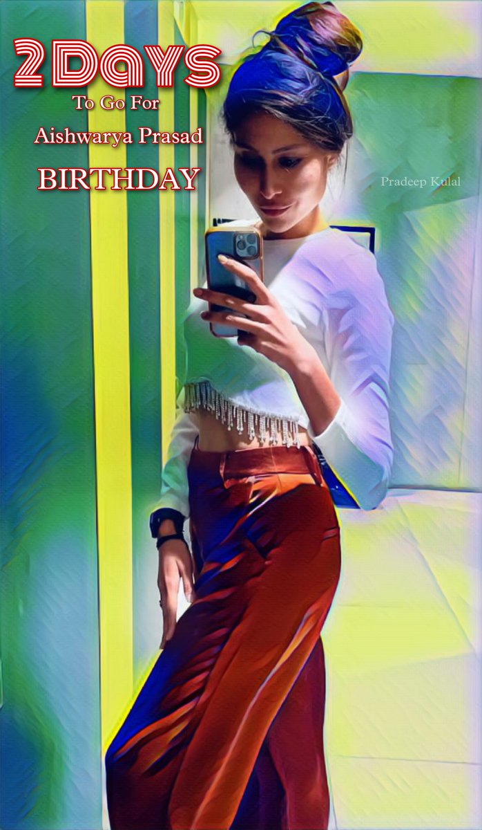 fans_aishwarya's tweet photo. #2DaysToGo For #AishwaryaPrasad ❤⭐ Birthday 🎉 
@Aishwaryapras5 #Aishwarya #Aishu #RoberrtAishu #Birthday #Jan26 #Mysore #Banglore #Actress #Model #BirthdayPoster #Trending #Dboss #DFans #DBossFans #dbosskingdom #AishwaryaFans #AishwaryaPrasadFans 

PC :- @pradeepkulal123 https://t.co/JVRgsT4Gxh