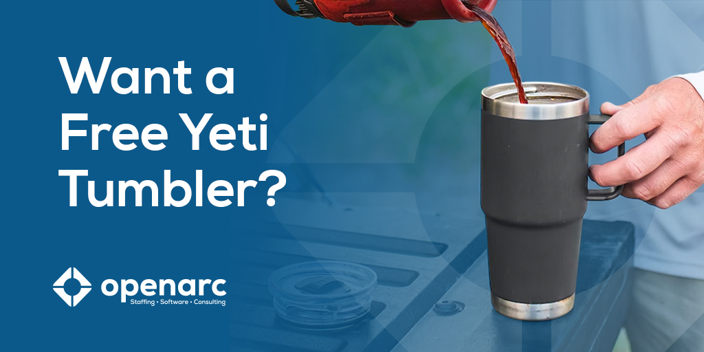 OpenArcNet's tweet image. 🎉 Post your first job listing with us and receive a free Yeti! Get more details: hubs.ly/Q01xZZW50 #technologystaffing #IT