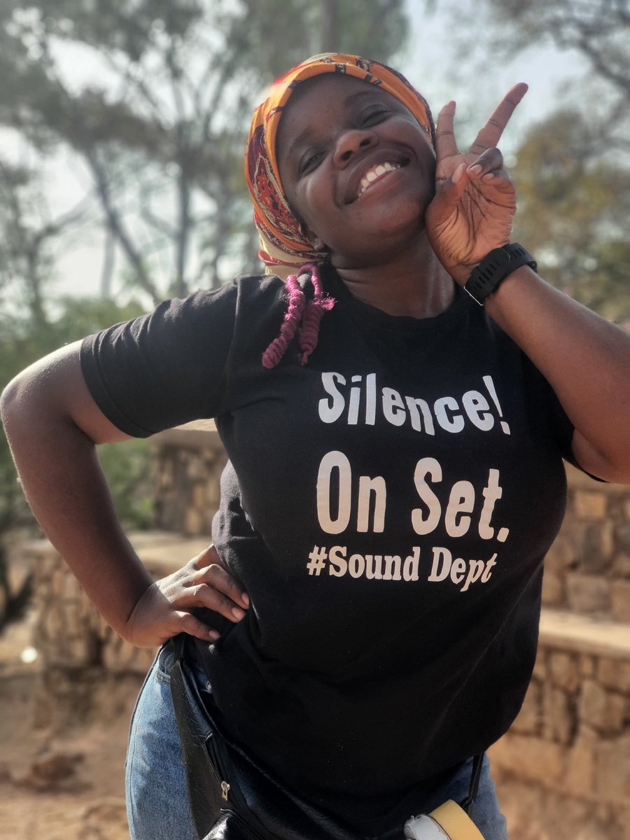 Caption is on the shirt!
#Soundgirl
#womeninfilm
#soundrecordist