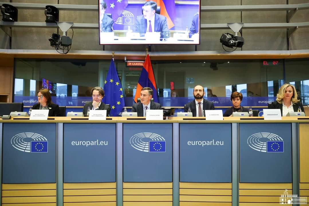 AraratMirzoyan's tweet photo. 💬#Azerbaijan should face consequences for its actions. It should be explained to Azerbaijan that there are certain international rules to which everybody has to abide. 

Remarks at the Committee on Foreign Affairs of @Europarl_EN🇪🇺 ➡️https://t.co/Zz1bv6vBte… https://t.co/5O1F15WrM7