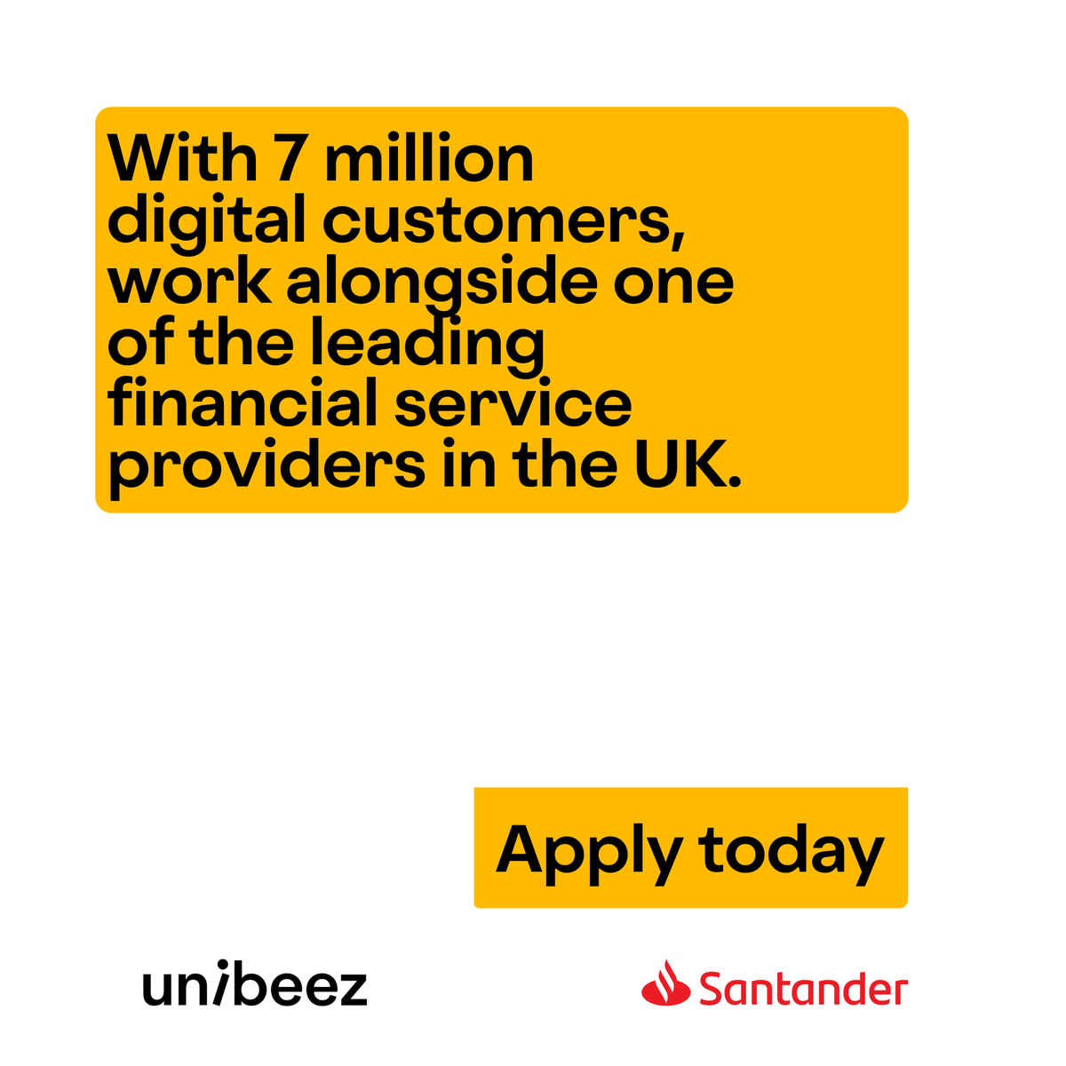 Last 24hrs to apply for Santander's Risk, HR and Corporate &amp; Commercial Graduate programmes. Don't miss out on this fantastic opportunity for 3rd year and graduate students. 

#santander #jobs #paidwork #graduatework #internships #work #unibeez #students