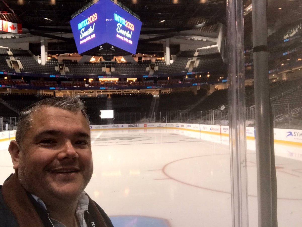 garrettnolan's tweet image. Shout out to @jholowat and her team at Climate Pledge Arena in Seattle for putting on a wonderful tour and kickoff party. #INTIX2023