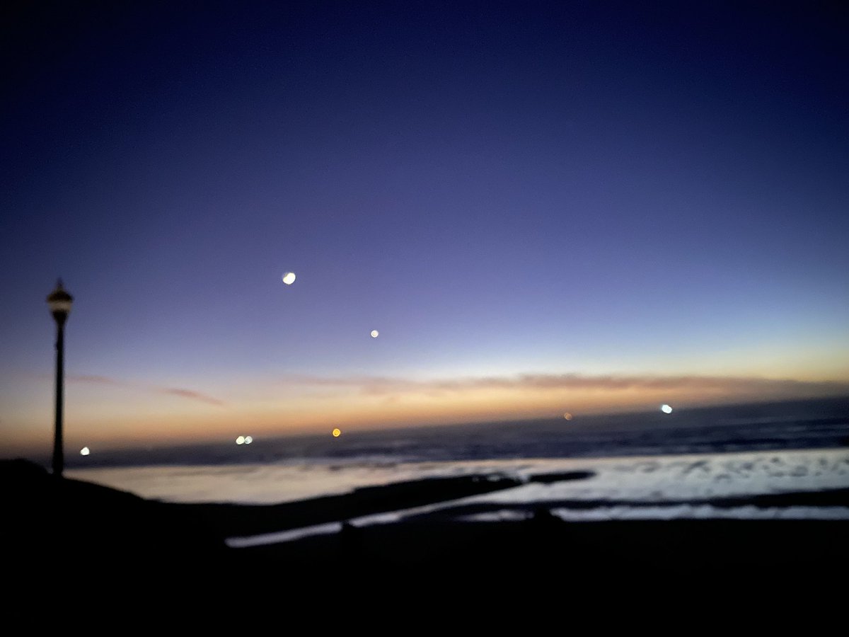 @TheFlowerFarmer From the central Oregon coast of the USA. Crab boats under the new moon.