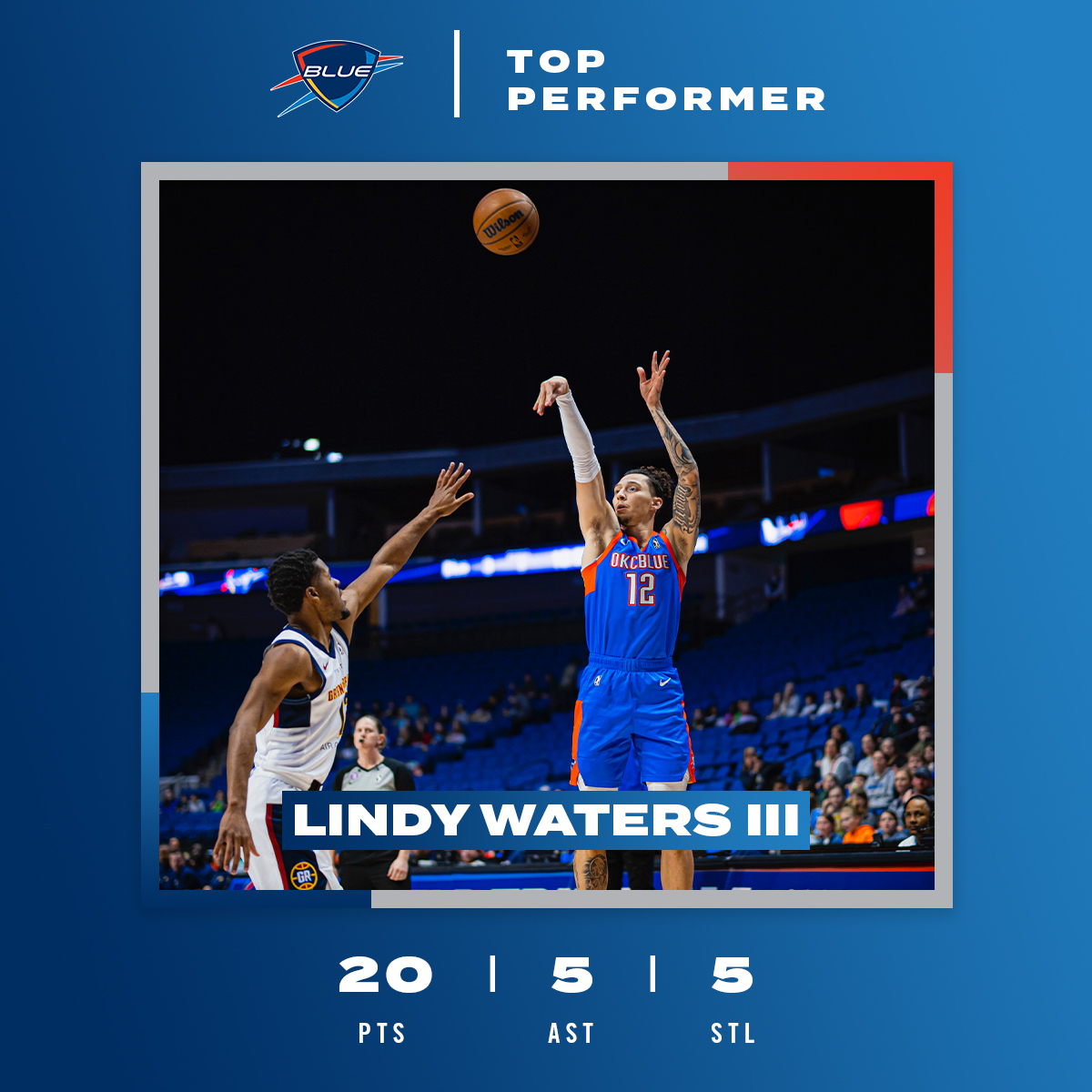 Lindy Waters III came to play! 20 PTS | 5 AST | 5 STL