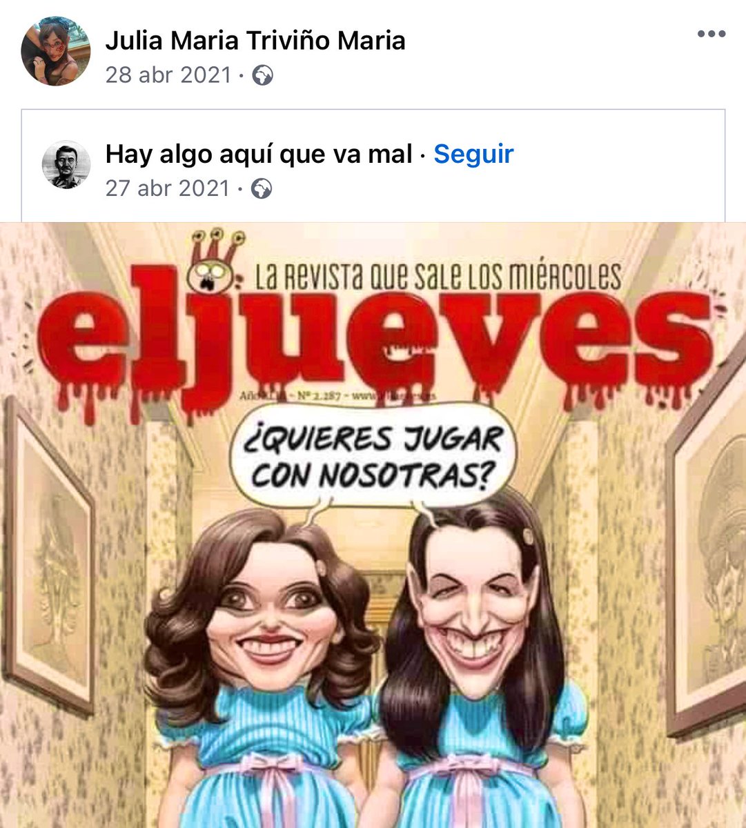 ¿A quién habrá salido Elisa María Lozano Triviño? Igual el discursito que se ha marcado venía más influenciado de lo que pensábamos.