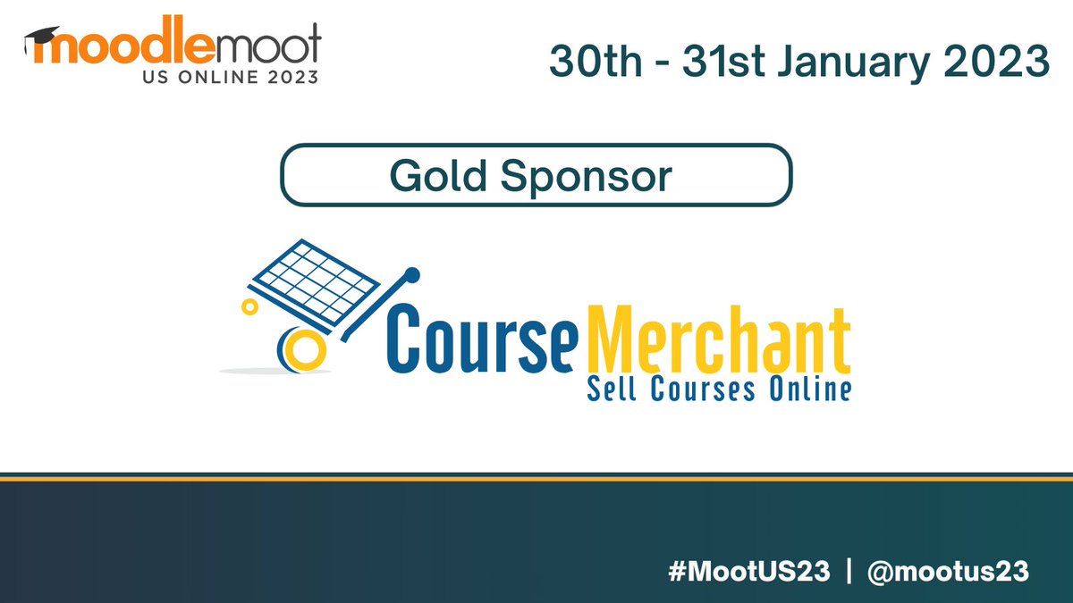 mootus23's tweet image. Gold sponsor @CourseMerchant has a lot to offer at #MootUS22, 

be sure to check out their section on the MootUS23 website before the conference. 

#Accessibility #Moodle

eu1.hubs.ly/H02GB4g0