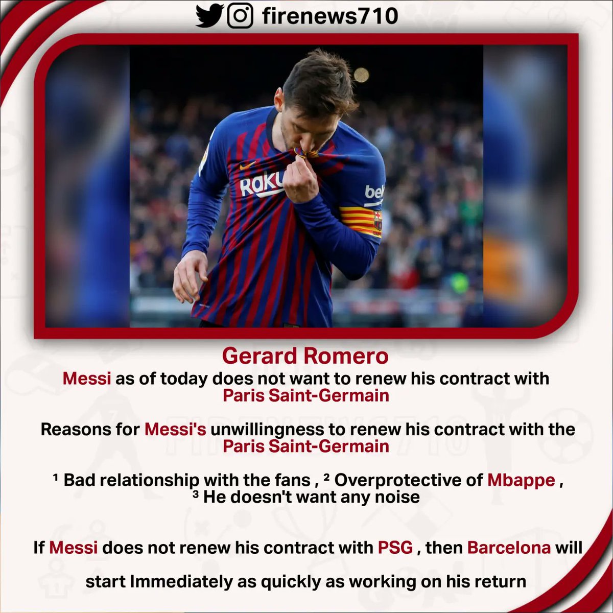 #Gerard_Romero

Calm down for #Messi 💆‍♂️

#barcelona #FCBarcelona #MessiBack #messi𓃵 #PSG #sport #foot_ball #football #gerardromero