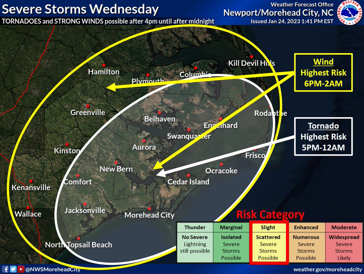 NWS Newport/Morehead on Twitter "Tomorrow is shaping up to be an