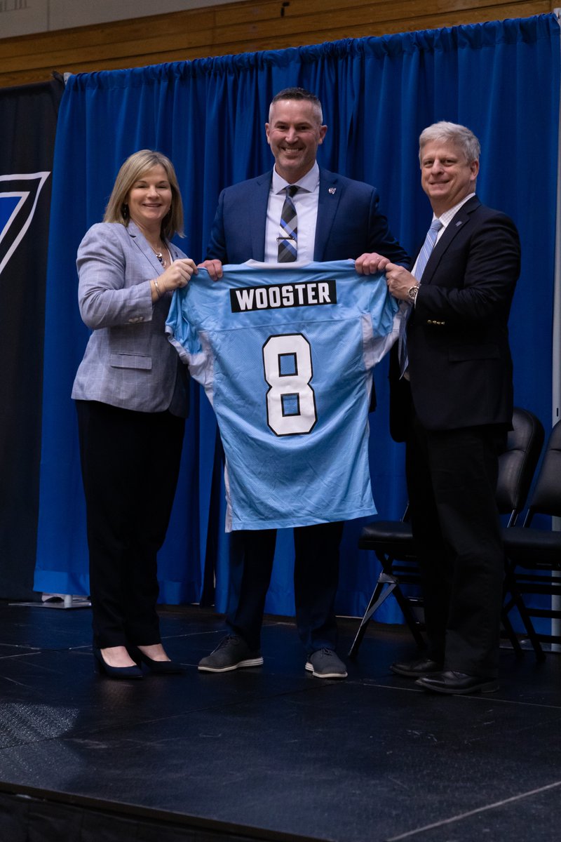 Some images from today's press conference announcing Scott Wooster as the 8th coach in GVSU football program history. A new era of Laker football. #AnchorUp