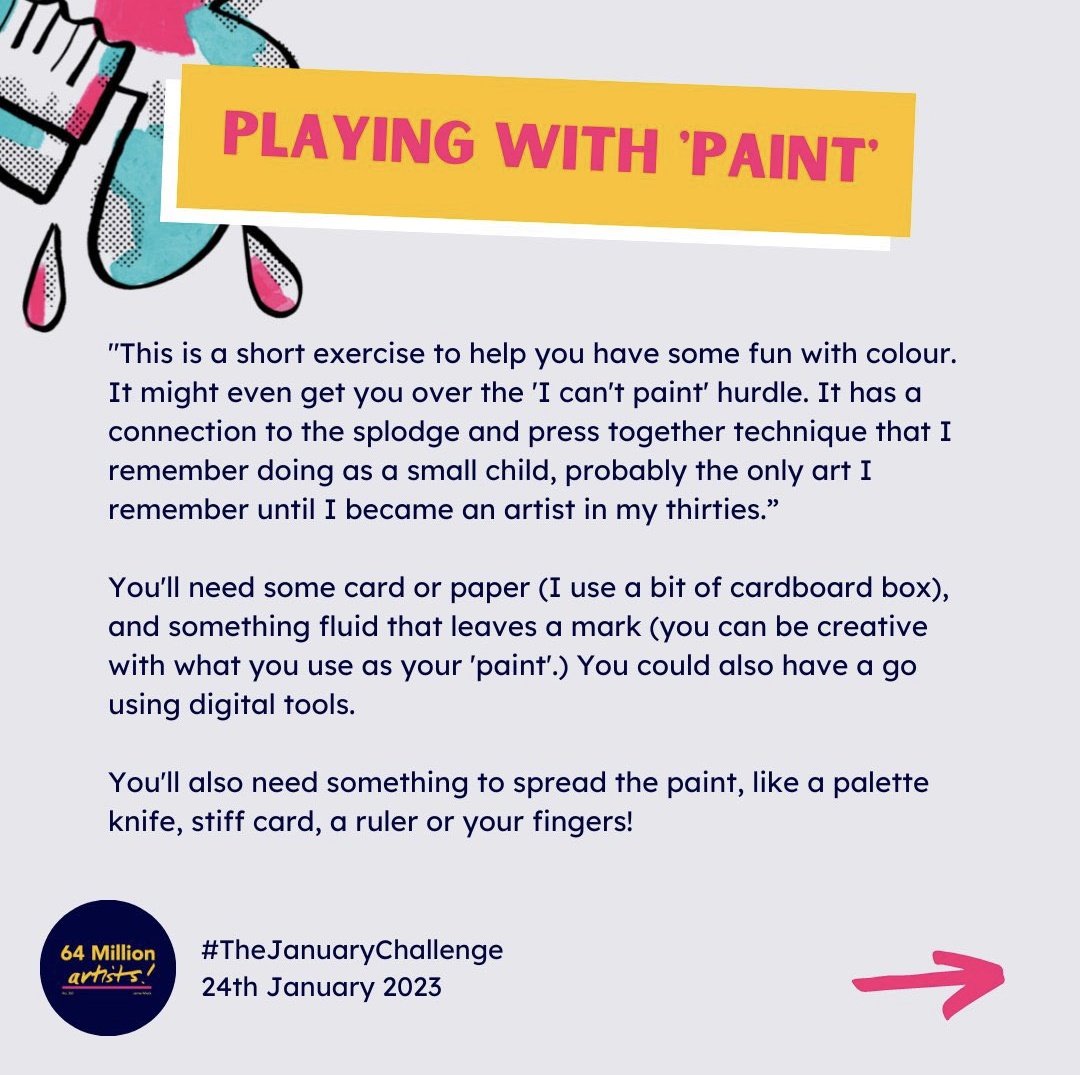 JosieNeuro's tweet photo. Day 24 of #TheJanuaryChallenge

Playing with paint 🎨👩🏻‍🎨

Today's challenge was to play with paint 🎨 sadly I couldn't make the painting session with @teamWorkstroke &amp; @UofGSCMH 

So I had a doodle on paint 🤣❤️

@64M_Artists https://t.co/OZTDKLcdtM