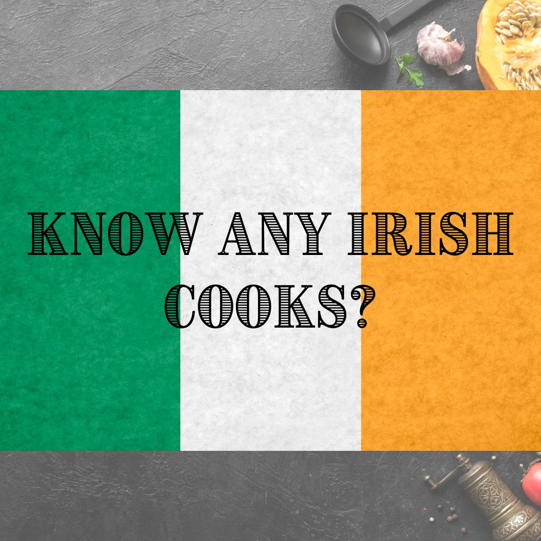 📣 Are you or anyone you know a keen Irish cook? We have been asked to provide light food and snacks for 'Bristol and Ireland through the Ages' 2 events on the 14th and 15th of March. Please get in touch if you would like to be involved, or pass on to any Irish cooks you know!