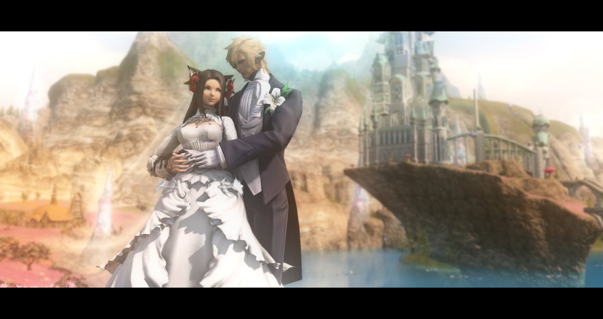 YukineDay's tweet photo. ♡On January 22nd the time had finally come: @FordonZalardyn and I got married.♡
♡Thanks to everyone who was there♡

♡And a big thanks to @Lar_tash for the pictures♡

#gposers #ffxiv #wedding https://t.co/XVm50foyfH