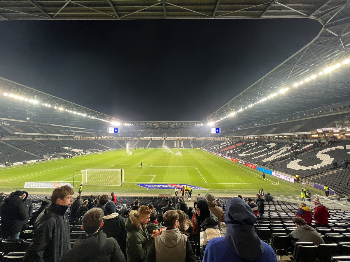 MATCH 423 @MKDonsFC Vs @shrewsburytown #football #SkyBetLeagueOne #stadiumMk #COYD #UTF #Franchise #groundhopper