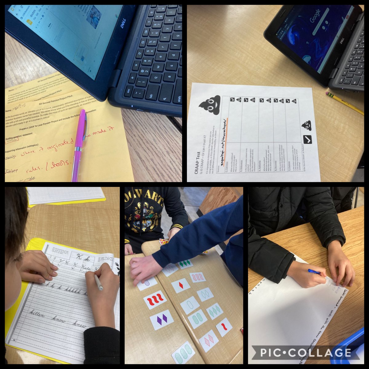 Ms_EMcCann's tweet image. #GuidedGroups this week: a few mini lessons related to our #PassionProjects!😆 #SmallGroupInstruction #WritingNonFictionTexts #MediaLiteracy #LearningIsFun