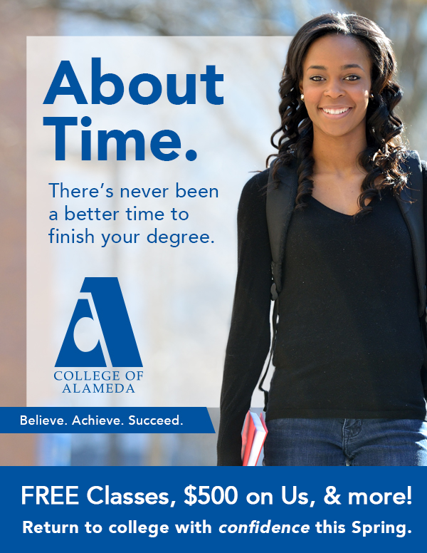CollegeAlameda's tweet photo. There's still time to enroll at College of Alameda or add more classes this spring!
#free classes AND $500 on us!
List of spring classes: https://t.co/Q5w9fBNUrW
Enroll now: https://t.co/voqTan4quw
#freeclasses #freecollegetuition #FreeCollege https://t.co/6tewR05GvM