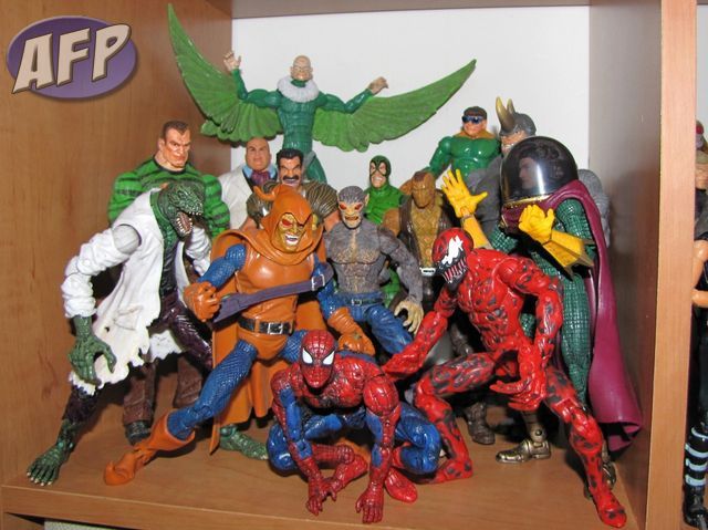 I originally set up my #MarvelLegends #SpiderMan display 14 years ago. Over the years, I've added some figures, but I've finally gotten around to a major update. Many of the #ToyBiz figures still hold up, but the replacements have been consistently good.

<a href="/Hasbro/">Hasbro</a> <a href="/Marvel/">Marvel Entertainment</a>
