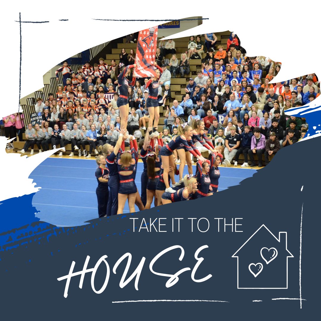 ConantCoedCheer's tweet photo. This week we โจtake it to the houseโจโWe build castles brick by brick to bring it all home ๐ฐ๐. Cougars will never forget where they came from ๐ฅฐ๐ช๐คฉ๐พ #takeittothehouse #brickbybrick #buildingcastles https://t.co/0aIOHoQ4CT
