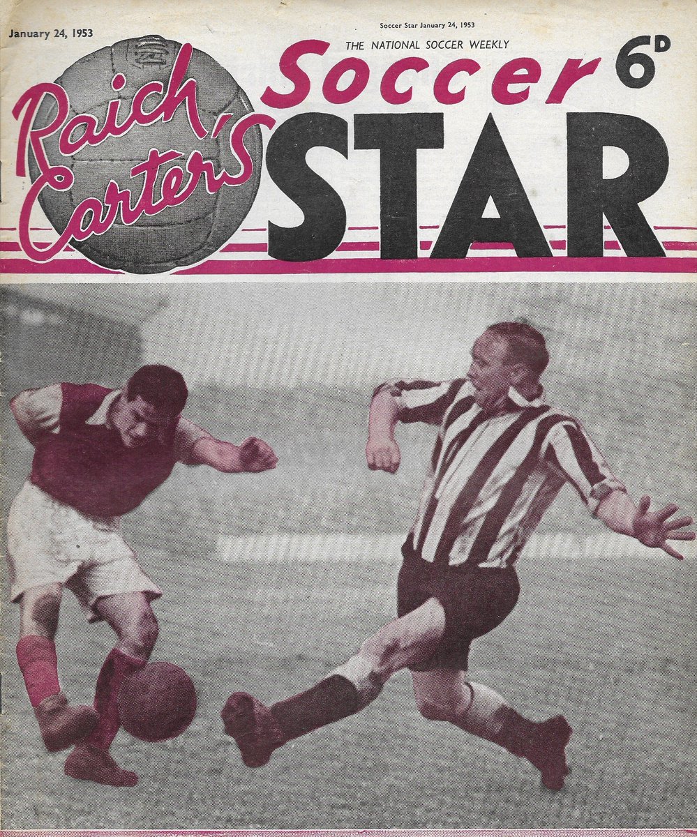 JoeGregory100's tweet photo. On this day, 70 years ago. 24th January 1953. Front cover of Soccer Star magazine ⚽

#Dad 

#OTD @WestHam #WestHam @JohnGregory77 @JimmieGregory2 @Jeromenumberten @TrcGrg @StanGregory11 https://t.co/7RyzxLfkVY