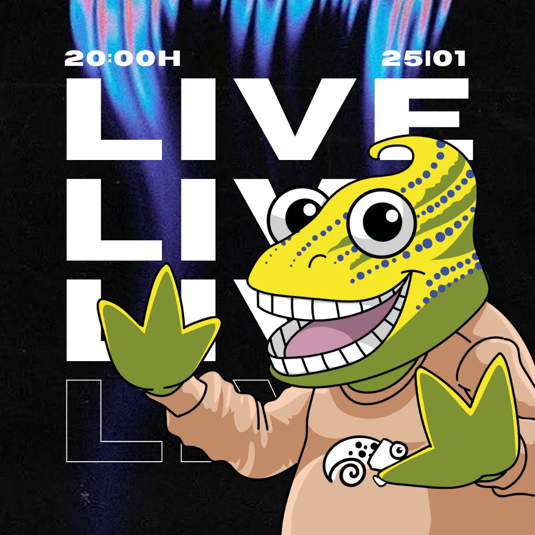 CalangoDoidoNFT's tweet photo. Calangooss amanhã é dia de LIVE, e juntos vamos falar das perspectivas para 2023!!!
Quem vai estar com a gente?🦎😎
#DoMatoaoPalco #clng #NFTs #NFTcollections https://t.co/Ejov4BnVpQ