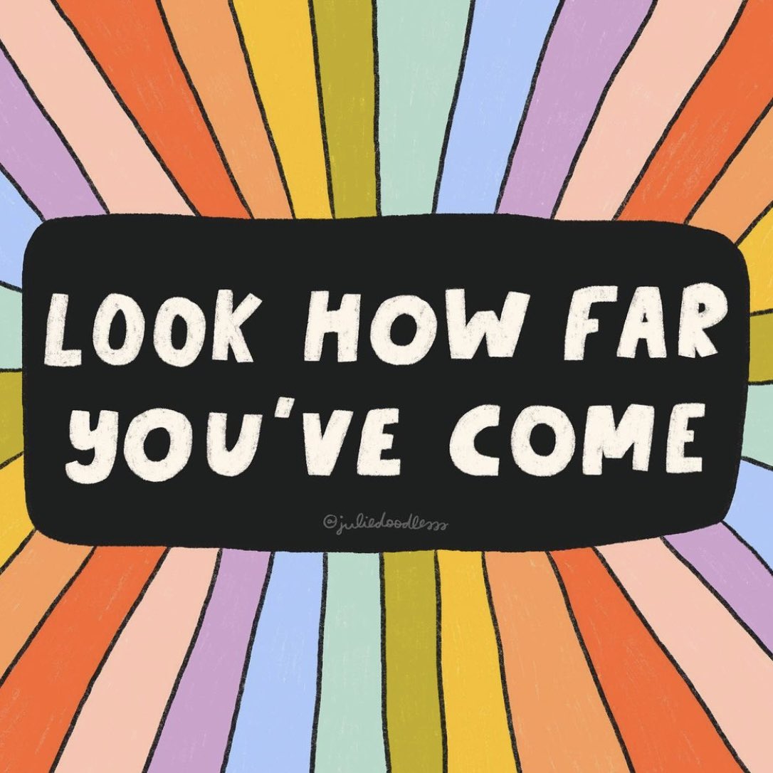 Small progress is still progress. Look how far you’ve come 

Image: instagram.com/juliedoodlesss