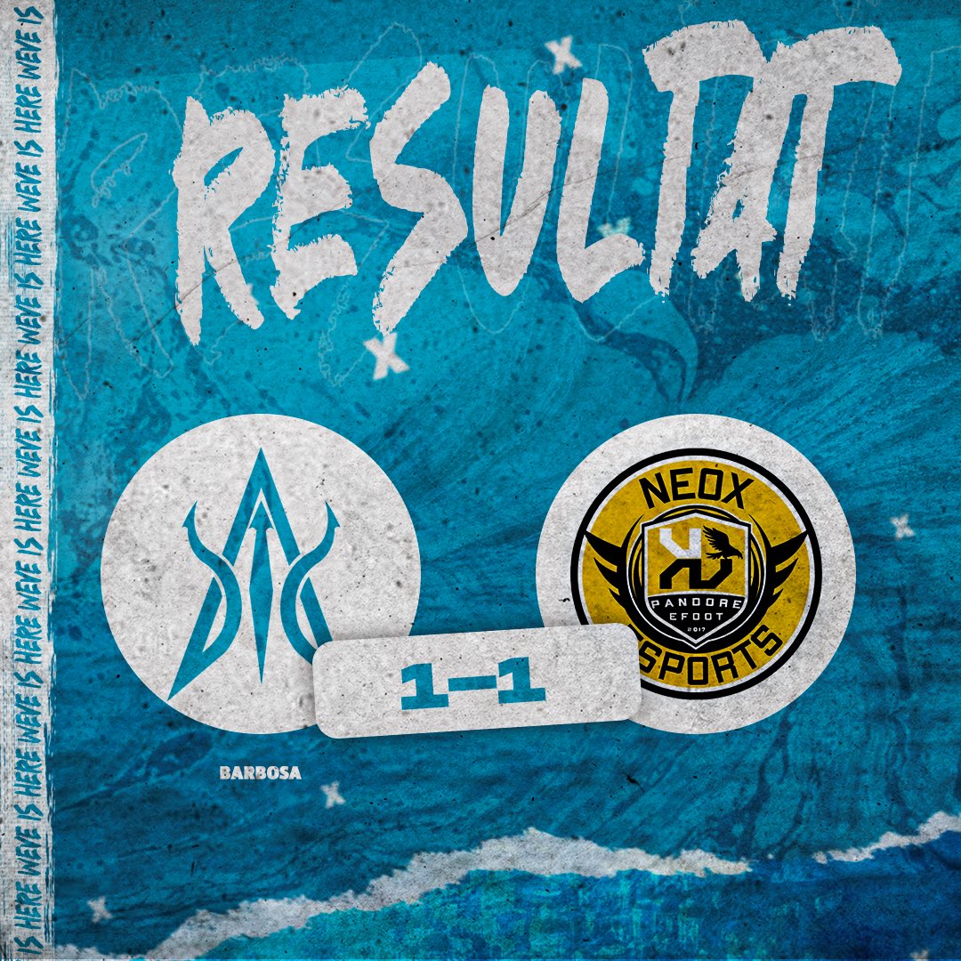 Atlantide Wave CP (@atlantidecp) on Twitter photo | 𝐄𝐅𝐋 𝐇𝐈𝐕𝐄𝐑 ❄️
| 𝐂𝐨𝐧𝐟𝐞́𝐫𝐞𝐧𝐜𝐞 Black🏴
| 𝐉9 & 𝐉10 🗓️
✅ | 1-0 <a href="/MTLK_eFoot/">MTLK efoot</a>
🤝 | 1-1 <a href="/Pandore_eFoot/">Pandore eFoot</a>
Encore une soirée avec un 4/6, la suite demain🔥
#TakeTheWave🌊 | 𝐄𝐅𝐋 𝐇𝐈𝐕𝐄𝐑 ❄️
| 𝐂𝐨𝐧𝐟𝐞́𝐫𝐞𝐧𝐜𝐞 Black🏴
| 𝐉9 & 𝐉10 🗓️
✅ | 1-0 <a href="/MTLK_eFoot/">MTLK efoot</a>
🤝 | 1-1 <a href="/Pandore_eFoot/">Pandore eFoot</a>
Encore une soirée avec un 4/6, la suite demain🔥
#TakeTheWave🌊