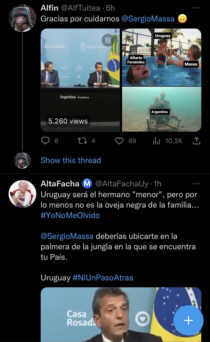 ValentinVanerio's tweet photo. Gracias Sergio Massa por cerrar la grieta en Uruguay https://t.co/IeigjgmVlC