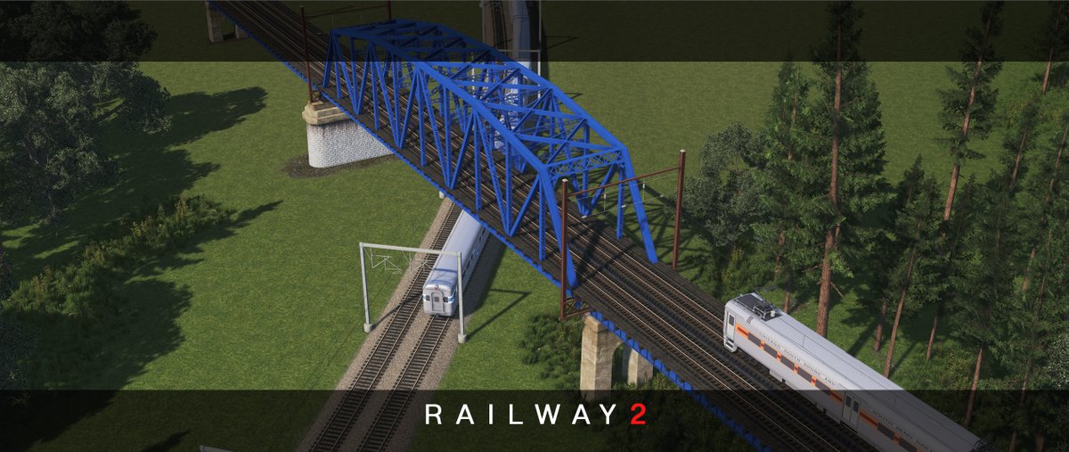 AtkosKhan's tweet image. RELEASED: RAILWAY 2 - Deck&amp;amp;Warren Pack 7 
A very vibrant blue variant of -which I named &apos;Cleveland Blue&apos;- deck &amp;amp; warren overpasses, 4 bridges total; with 1 and 2 lanes types. 

steamcommunity.com/sharedfiles/fi…

Also recolored Ohio one, which I will publish later.