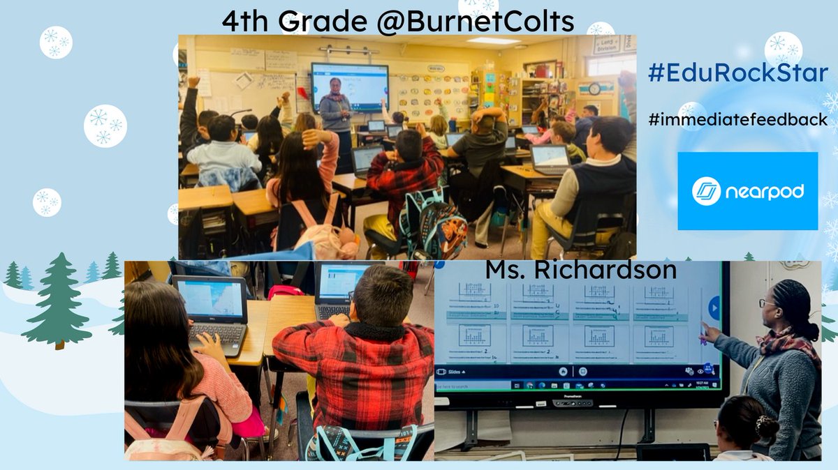 ๐๐ช๐ป๐ฒ๐ผ๐ผ๐ช ๐๐ธ๐น๐ฎ๐ (@marissalopez713) on Twitter photo I am amazed every single time I step into๐ Ms. Richardson's ๐ #4thgradeclass @TechEcisd She rocks these @Nearpod lessons as well as her new #Promethean board. ๐ <a href="/BurnetColts/">Burnet Elementary</a> #studentengagementisthroughtheroof โจ๐ปโจ I am amazed every single time I step into๐ Ms. Richardson's ๐ #4thgradeclass @TechEcisd She rocks these @Nearpod lessons as well as her new #Promethean board. ๐ <a href="/BurnetColts/">Burnet Elementary</a> #studentengagementisthroughtheroof โจ๐ปโจ