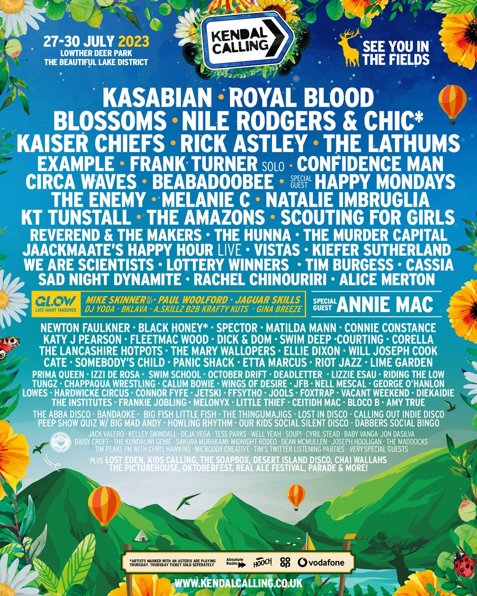 BLOSSOMS (@blossomsband) on Twitter photo Weāre buzzing to be Saturday headliners <a href="/KendalCalling/">Kendal Calling š¦</a>, surprising weāre allowed back after Myles robbed a crate backstage in 2015 when we opened up the main stage! Myles has this to say āJust wanna say sorry for stealing 48 Stellas, so itās funny weāre headlining now cheersā x Weāre buzzing to be Saturday headliners <a href="/KendalCalling/">Kendal Calling š¦</a>, surprising weāre allowed back after Myles robbed a crate backstage in 2015 when we opened up the main stage! Myles has this to say āJust wanna say sorry for stealing 48 Stellas, so itās funny weāre headlining now cheersā x