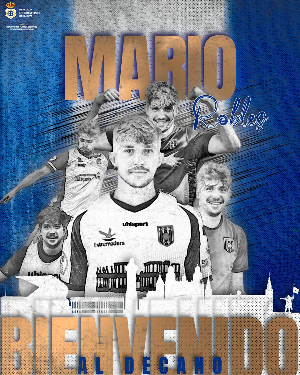 💥 FICHAJE 💥

𝗢𝗳𝗶𝗰𝗶𝗮𝗹 | <a href="/mariord5/">mario robles</a> refuerza el centro del campo del Decano.

🤝 Firma hasta final de temporada +1 opcional por objetivos. 

⚽️ Llega del <a href="/cdcalahorra/">CD Calahorra</a> de 1ª RFEF y también puede jugar de central. 

ℹ️ Toda la info 👉bit.ly/3XC6re8

#BienvenidoMario