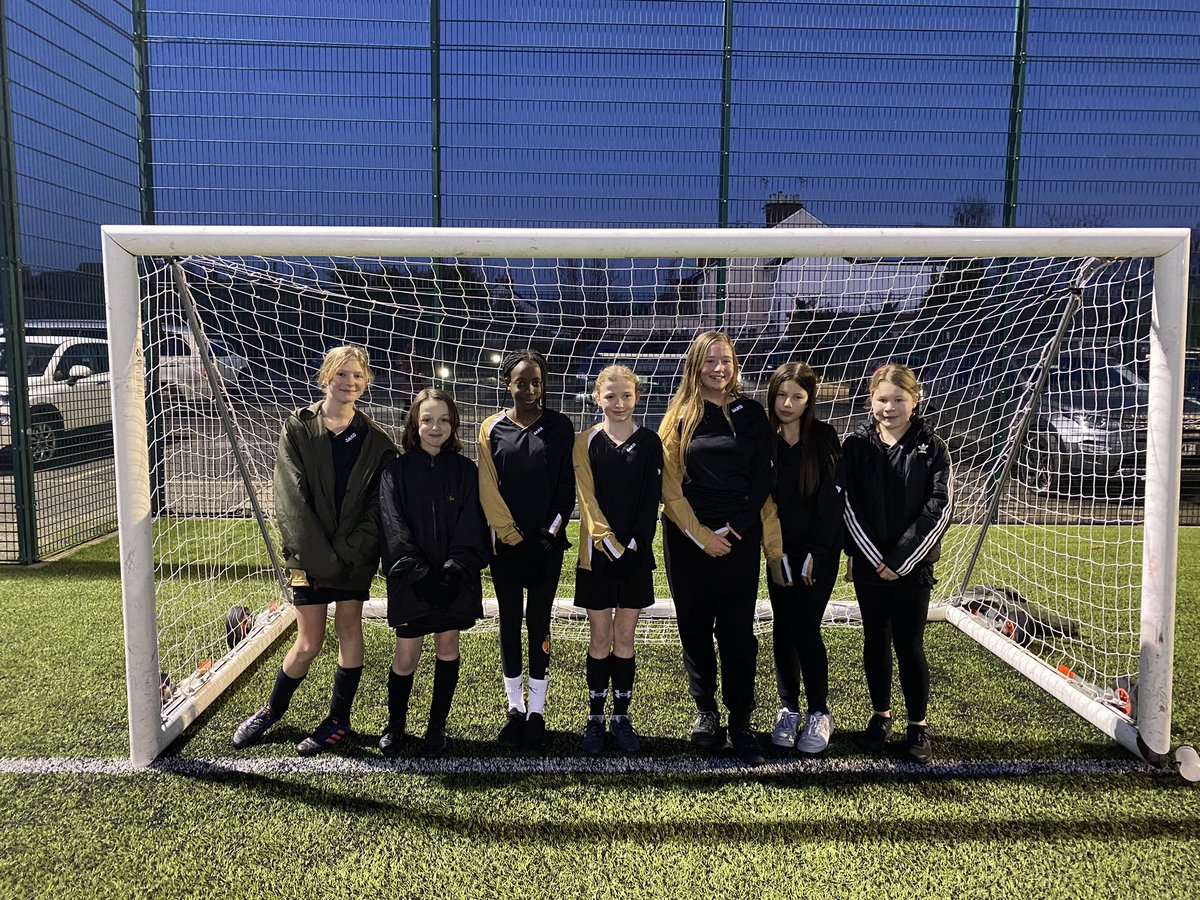 The cold doesn’t bother this amazing group of young footballers one bit! Another brilliant performance at this evenings regional girls football tournament.