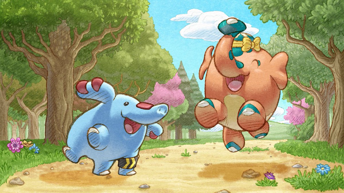 spoonyliger's tweet image. #PokemonMysteryDungeon #Phanpy #Cufant