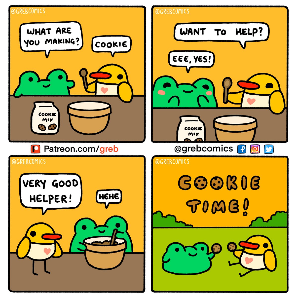 GrebComics's tweet image. cookie time 🍪