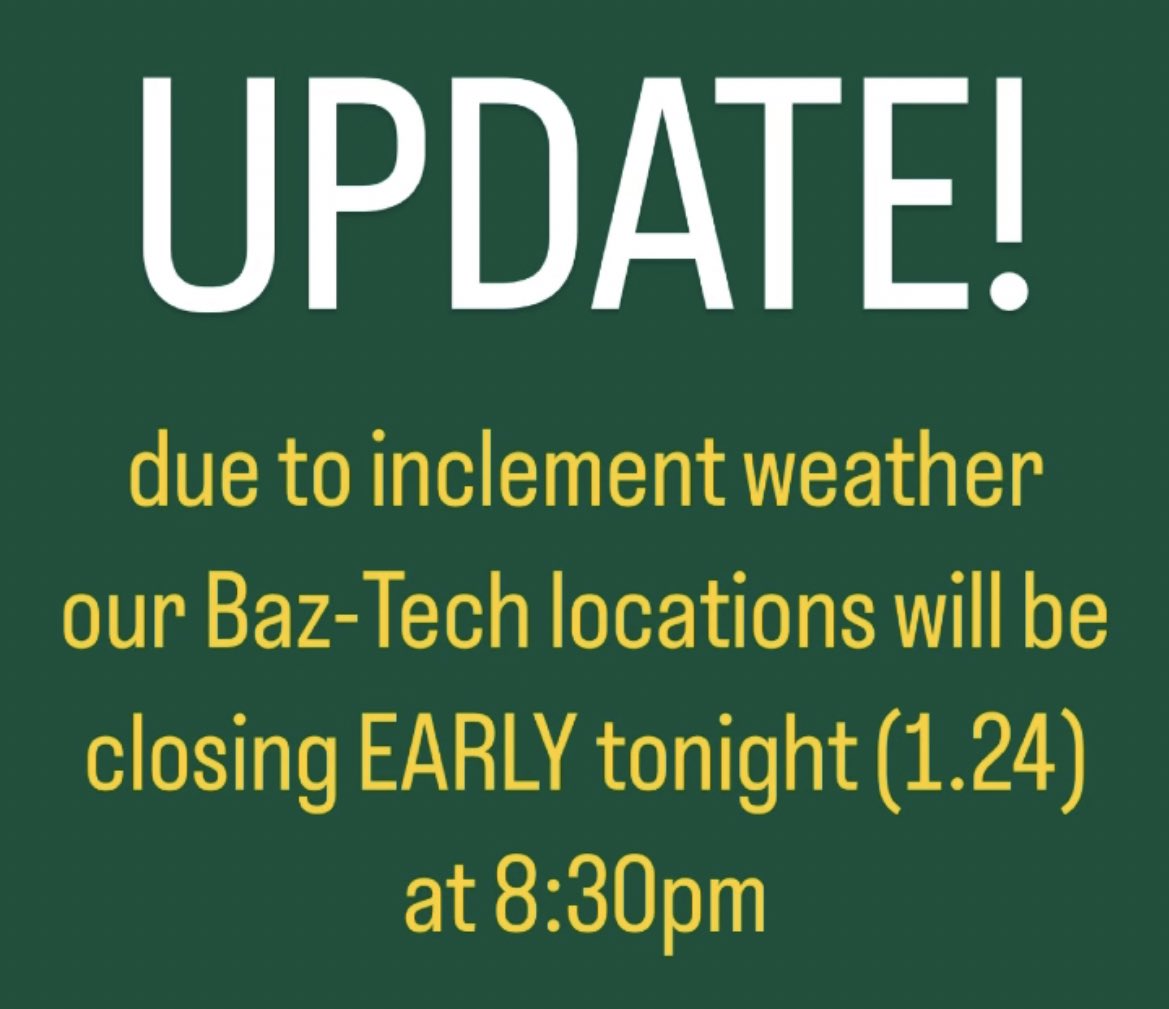 ATUeats's tweet photo. ❄️UPDATE January 24th❄️ https://t.co/tulAjFEEjj