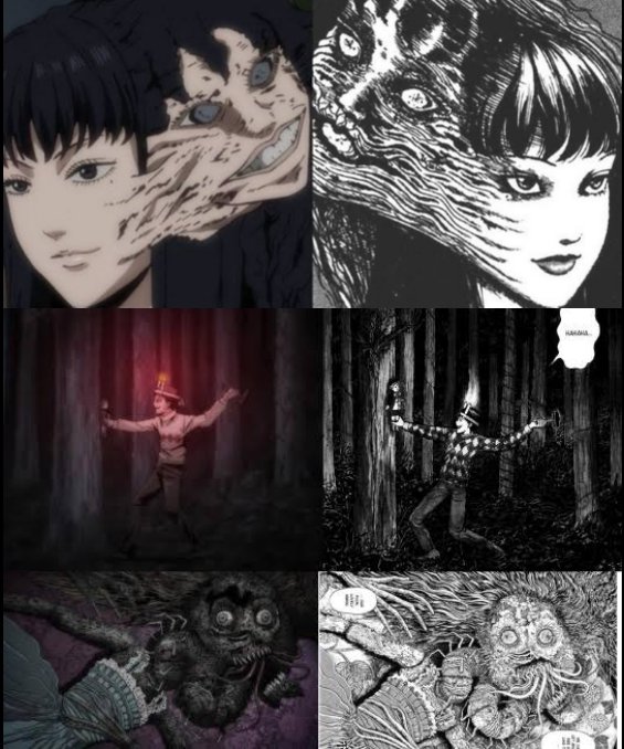 Nil on X: Incrível como junji ito não funciona como anime   / X