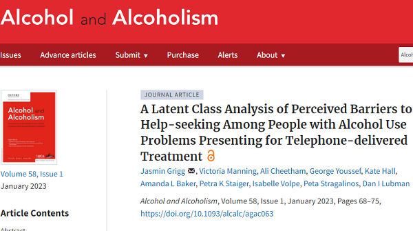 IanLoganDoes's tweet photo. New paper led by #DrJasminGrigg, w/ @drvictoriamann1 @gjyacademic @VolpeIsabelle @PetaStrag @dan_lubman &amp; non-tweeters, re: help-seeking, alcohol use, telephone-deliv. treatment.

@TurningPointAU @MonashAddiction @Deakin #CEDAAR @CforAH @Uni_Newcastle

➡️ https://t.co/tk8u4rv9Xv https://t.co/BbP9fRfz4r