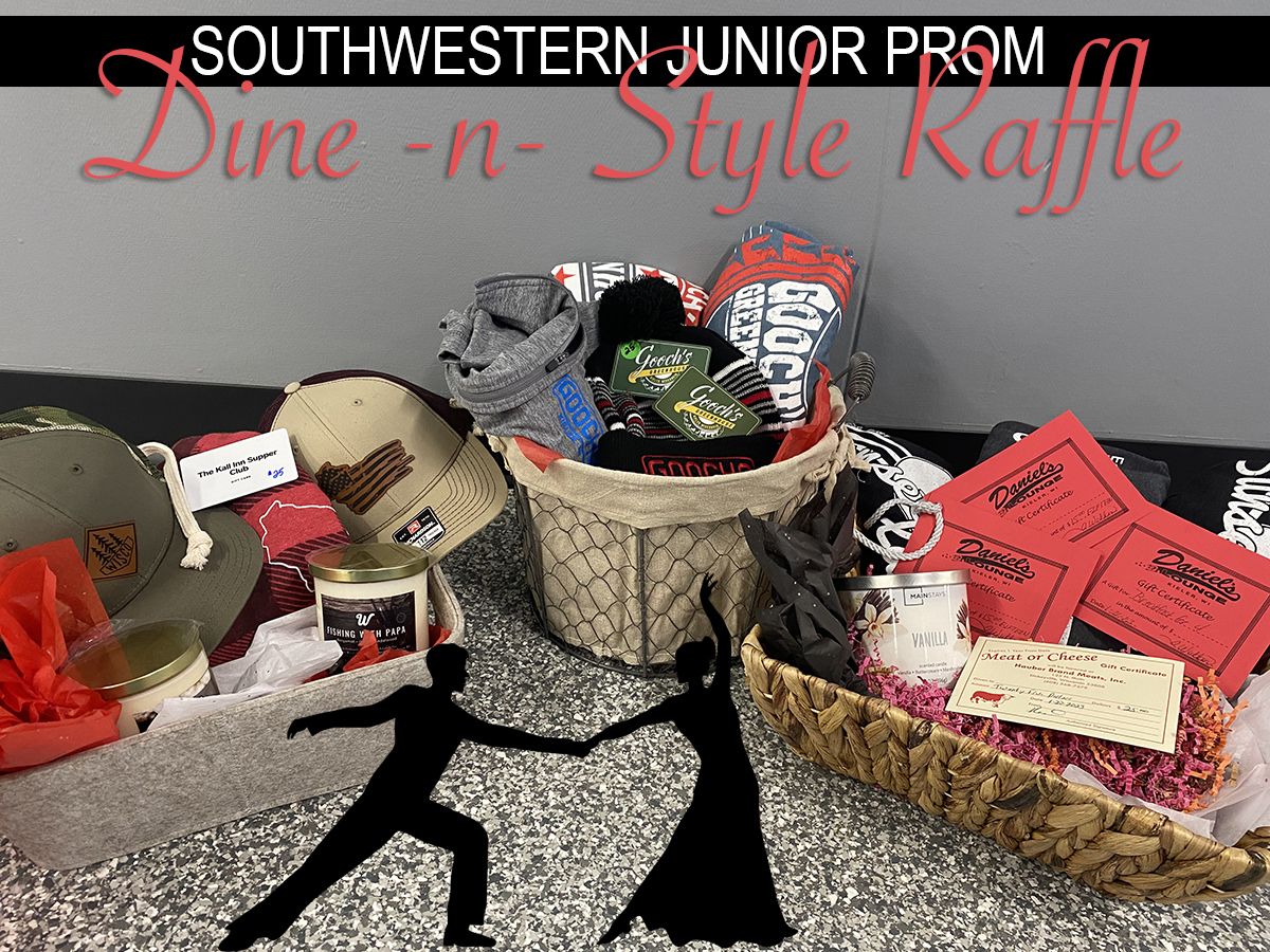 WildcatsSW's tweet photo. Help the junior class have a nice prom! We are selling raffle tickets for three baskets of merch. 

Chances are $5 ea. or 3 for $10. Tickets can be purchased at this week's basketball games or from any junior class member. Huge thanks to our donors!

Winners drawn Fri., Jan. 27th https://t.co/GZGL6eFIMp