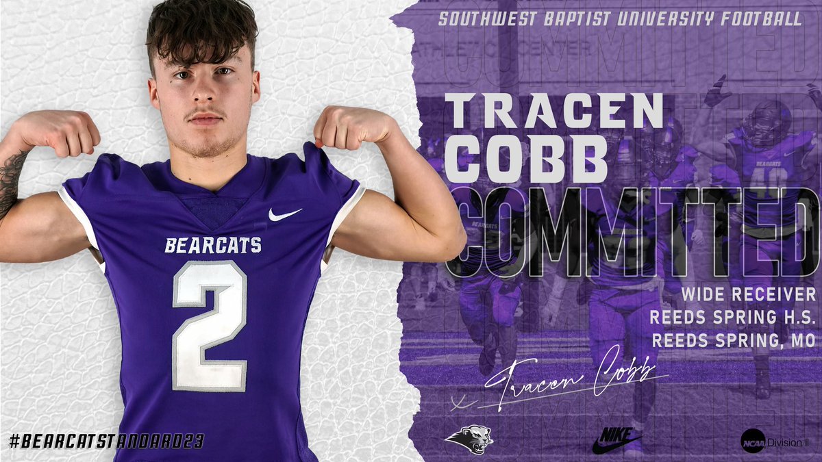 CobbTracen's tweet photo. 100% Committed !⚫️🟣 @Coach_Clardy @CoachStilwell @SBU_Football @CoachAMcFarland @Phil_Dougherty7 @Coach_BSunny @rswolvesfb https://t.co/PM0LkP8Htq