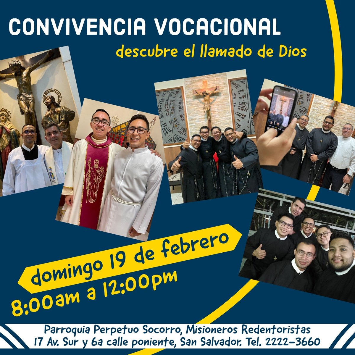 PRed2019's tweet photo. ¡Primera convivencia vocacional!
Ven y descubre el llamado de Dios para tu vida. 
#MisionerosRedentoristas
#misionero https://t.co/hGnuNh87mV