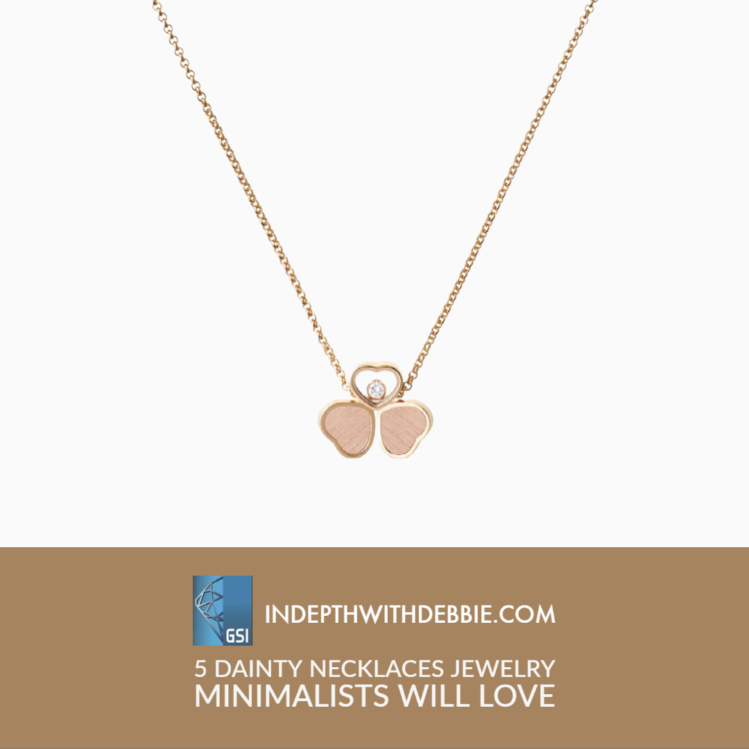 Tiny but mighty, a dainty necklace is the simple, streamlined accessory that will add a pop of elegance to your outfit. Read '5 Dainty Necklaces Jewelry Minimalists Will Love” on INDEPTHWITHDEBBIE.COM at bit.ly/3XS9leD #DebbieAzar #InDepthWithDebbie #DaintyNecklaces