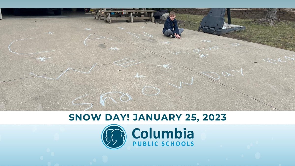 We saw their signs. We received their requests. Our scholars have spoken.

Columbia Public Schools will not be in session on Wednesday, January, 25, 2023.