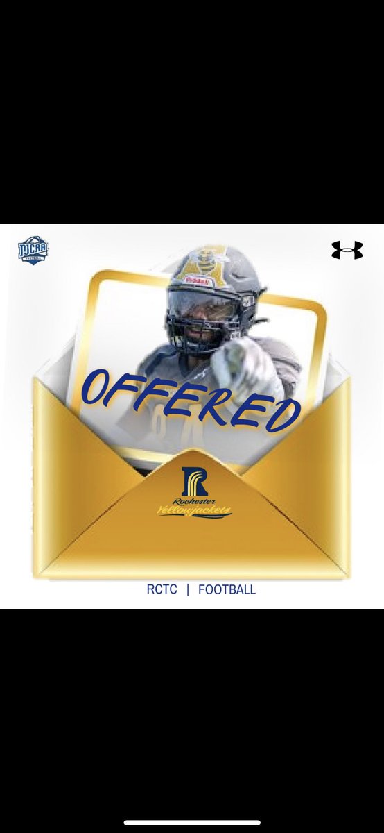 _jacobsmith02_'s tweet photo. #AGTG I am very blessed to announce that I have received an offer from Rochester College!!! @DustinBeard88 @coachfreddiej @7MichaelBishop @LegacyTitanFB @RecruitLegacy https://t.co/UX39lHEqoj
