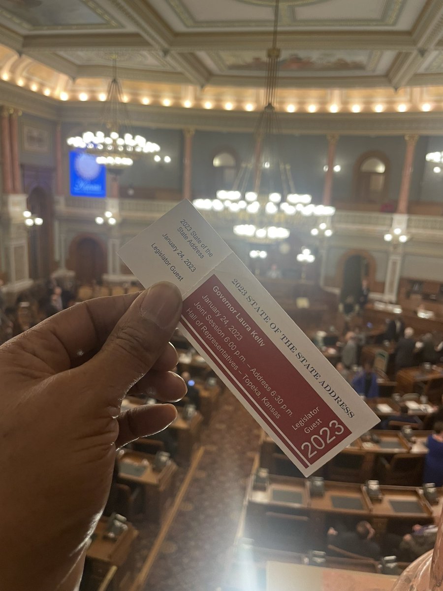 Here with <a href="/theSMSD/">SM School District</a> student Danny Robeson and his mother @LauraRobeson at <a href="/GovLauraKelly/">Governor Laura Kelly</a>’s State of the State address #FullyFundSpecialEducation #ksleg