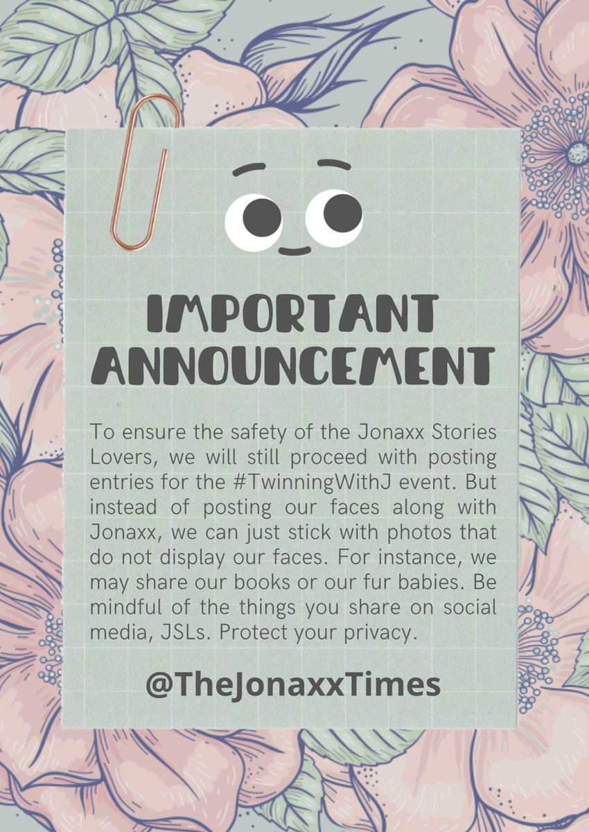 TheJonaxxTimes's tweet photo. 📰: Good morning, JSLs! Here's an important announcement; please take time to read it. https://t.co/Iihm8hgOKZ
