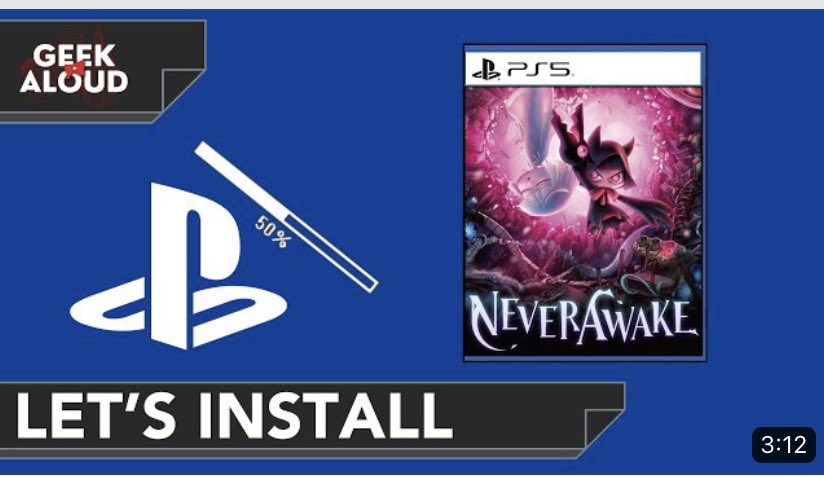 GeekAloud's tweet photo. Let's Install - NeverAwake [Playstation 5] https://t.co/MZVaRg8a6w via @YouTube by @neotro_official &amp; @Phoenixx_Inc #neverawake #PS5抽選 #ps5 #ps5share #PlayStation #LetsInstall #GeekAloud https://t.co/U6DxzliW2w