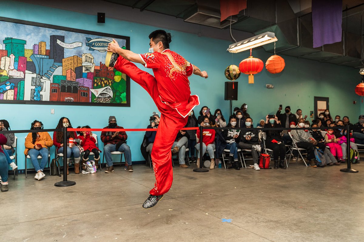 downtownakron's tweet photo. Are you an enjoyer of fun? A celebrator of New Years? Celebrate the #YearOfTheRabbit at the Lunar New Year Celebration at the Akron Civic Theatre, January 28 from 4:30 - 8. Free admission.  More info: https://t.co/1KYzwAvrGg #LionDance #LunarNewYear #akron #DragonDance #fireworks https://t.co/7teejZkfpi