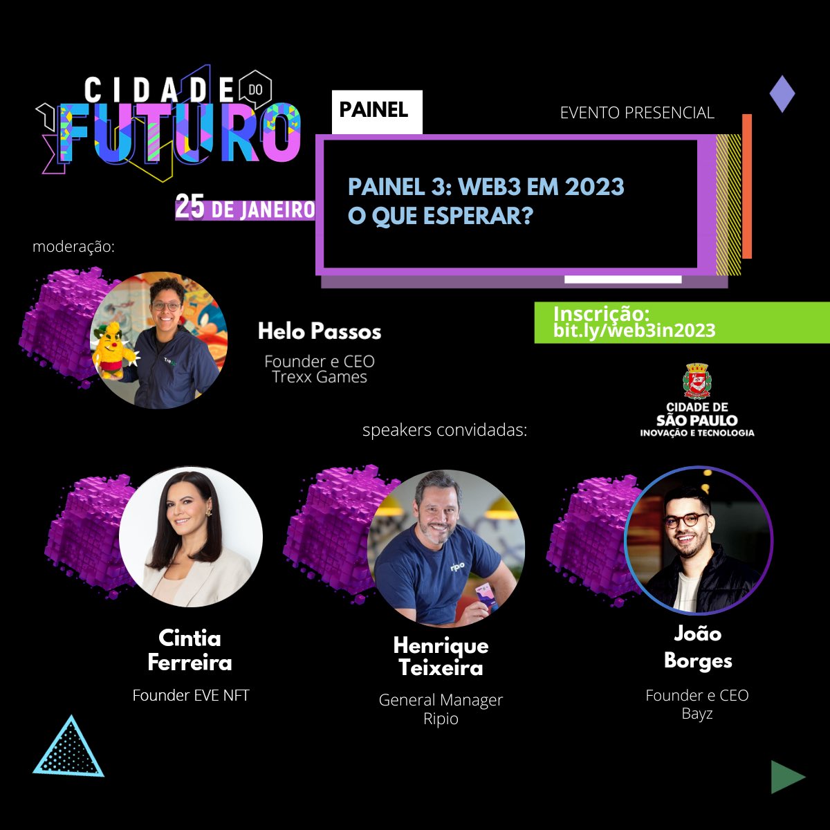 Amanhã evento 100% gratuito 

sympla.com.br/evento/o-futur…
