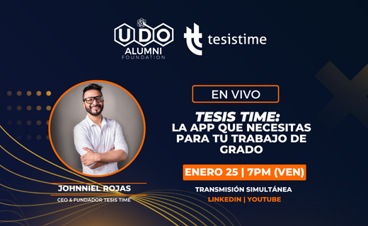 AlumniUdo's tweet photo. Nuestra primera transmisión de 2023 y es para dar buenas noticias 🤩 No se la pierdan.

Miércoles 25 de enero
🕙10:00 am hora central EEUU
🕛12:00 m hora de Venezuela
🕐01:00 pm hora de Chile

👉🏾 https://t.co/s4TGqx1SeE

#egresadosudo #instagramlive #tesis #udoalumni https://t.co/NcUgciDz0Q