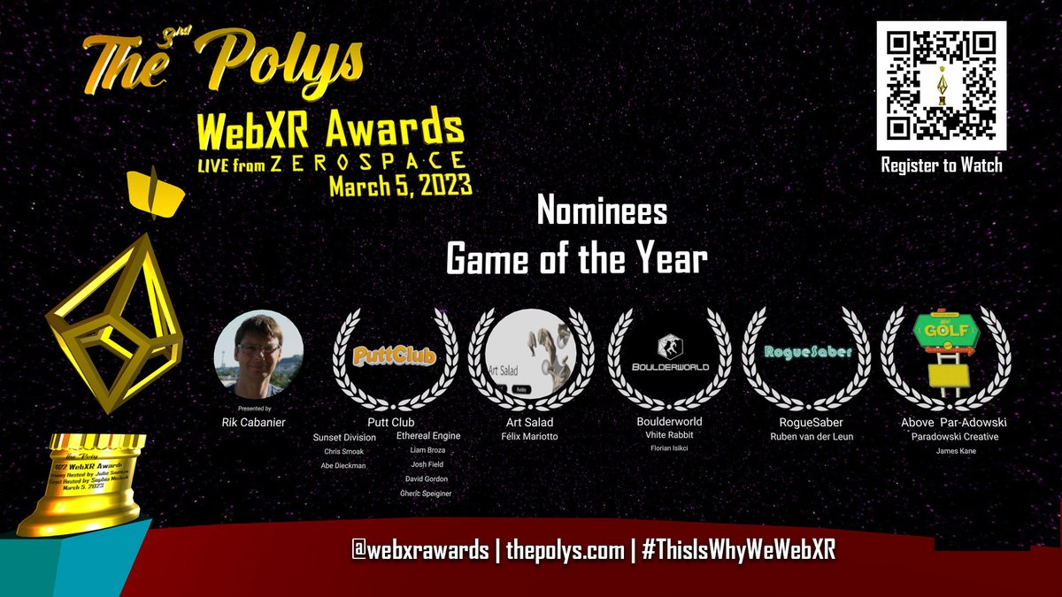 The Polys - Immersive Awards tweet media